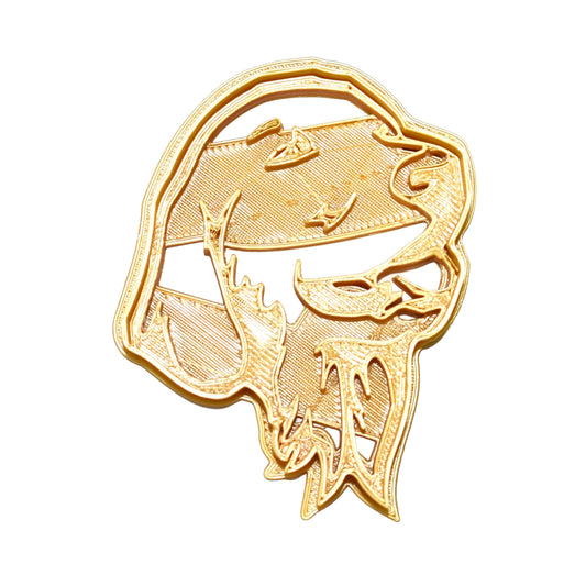 Golden Retriever Face Head Dog Pet Special Occasion Cookie Cutter USA PR627