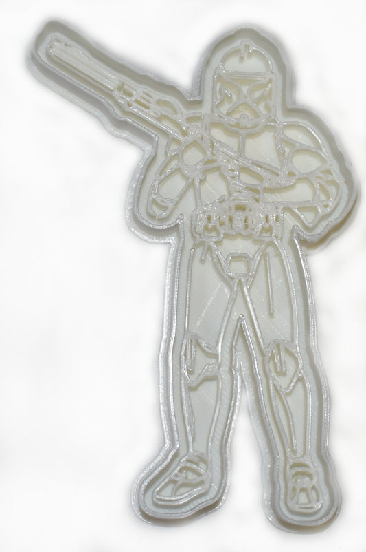 Clone Trooper Republic Soldier Star Wars Movie Character Cookie Cutter USA PR749