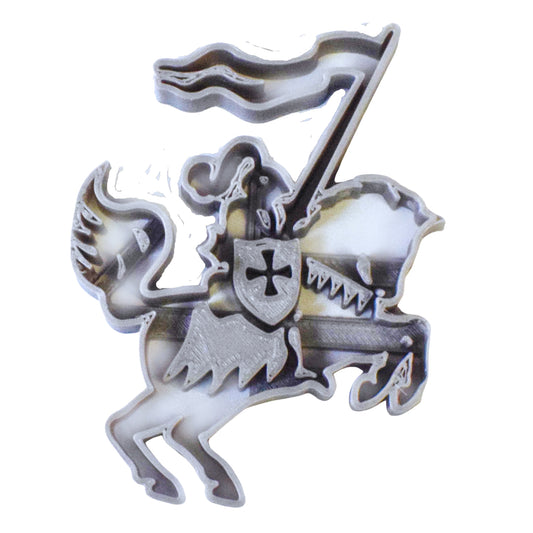 Knight on Horse with Lance Cookie Cutter Made in USA PR775