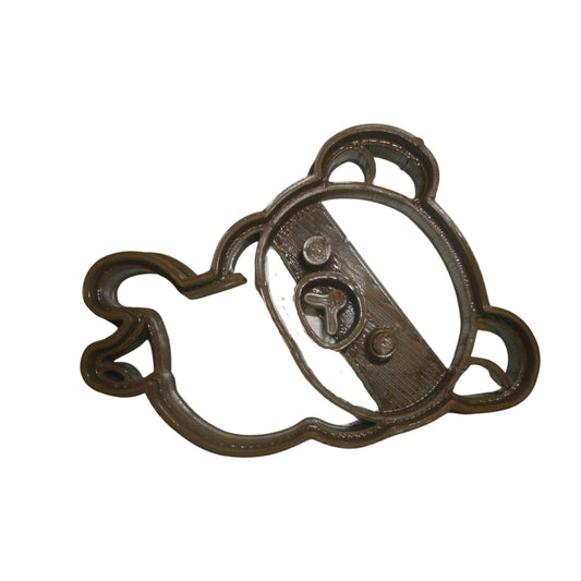 Teddy Bear Laying Down Relaxing Cookie Cutter Made in USA PR778
