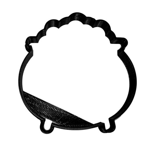 Cauldron Pot Of Gold Metal Pot Kettle Witch Cookie Cutter Made in USA PR881