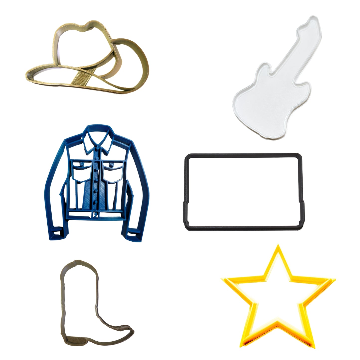 Honky Tonk Girls Night Out Set Of 6 Cookie Cutters Made In USA PR9032