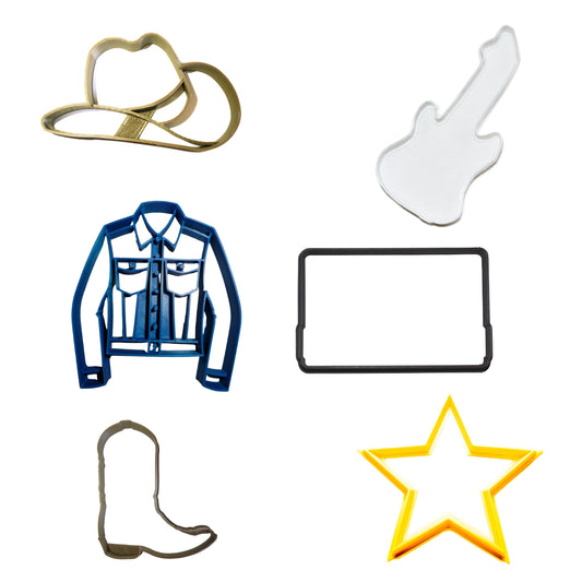 Honky Tonk Girls Night Out Set Of 6 Cookie Cutters Made In USA PR9032