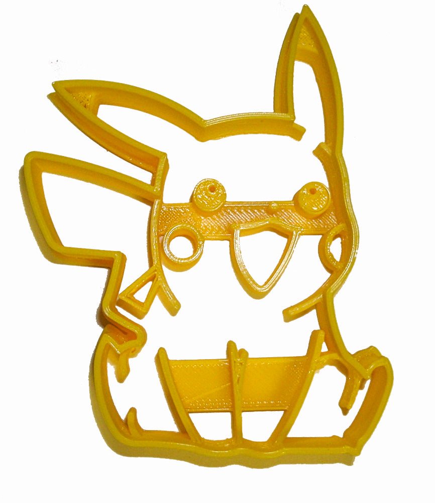 Pikachu Electric Type Pokemon Yellow Mouse Cookie Cutter Made in USA PR870