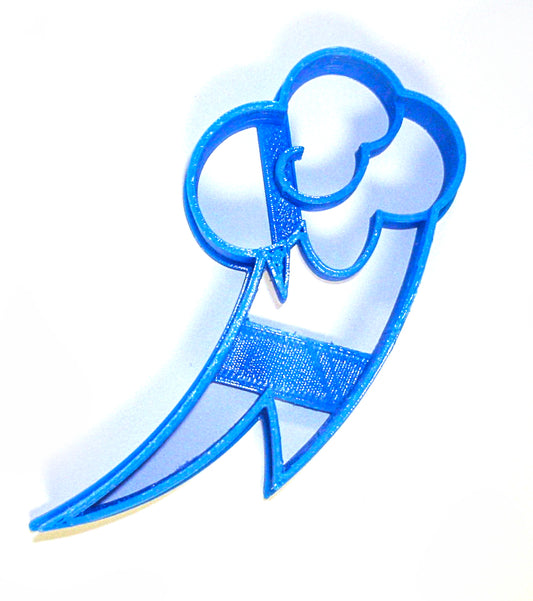 Rainbow Dash Cutie Mark Symbol My Little Pony Cookie Cutter Made in USA PR851