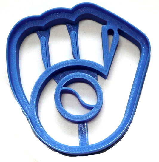 Milwaukee Brewers Glove MLB Baseball Cookie Cutter 3D Printed Made In USA PR2274