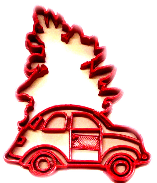 Beetle Car With Christmas Tree Cookie Cutter Made In USA PR2253