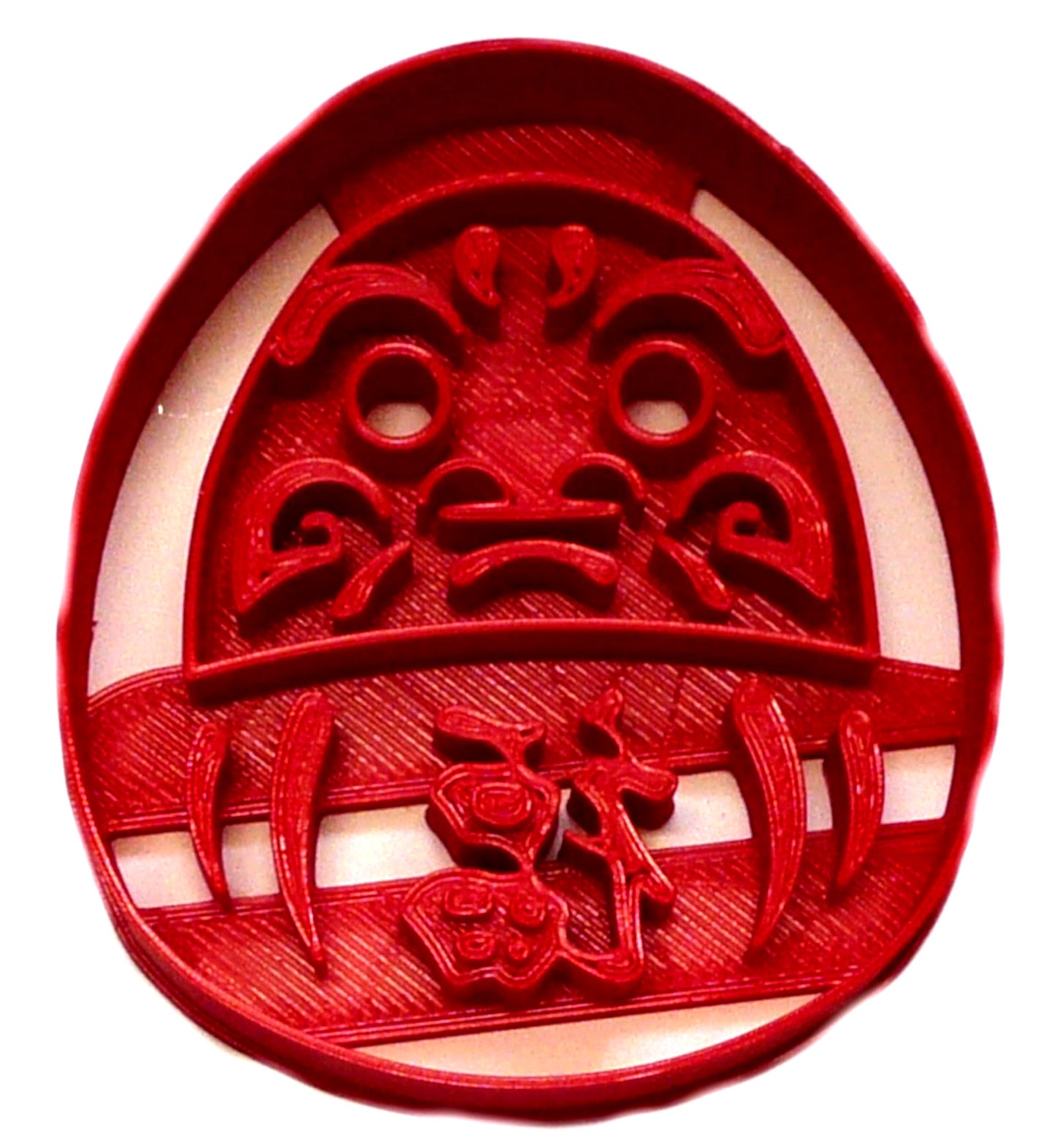 Daruma Doll Japanese Luck Buddhism Wishing Cookie Cutter USA PR2326
