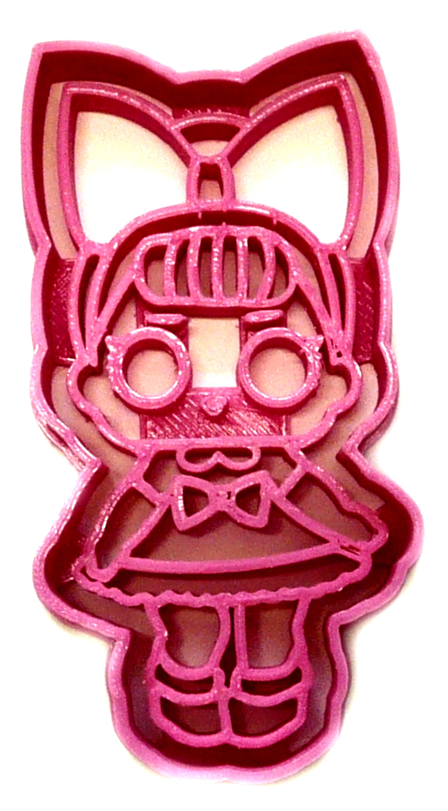 Fancy Brown Hair Blue Eyes LOL Surprise Doll Cookie Cutter Made In USA PR2337