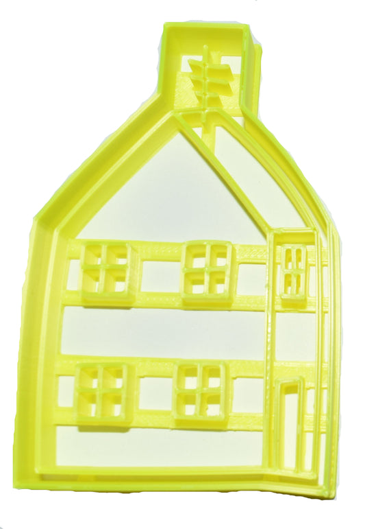 House from Peppa Pig Detailed Cartoon Home Cookie Cutter USA PR2642
