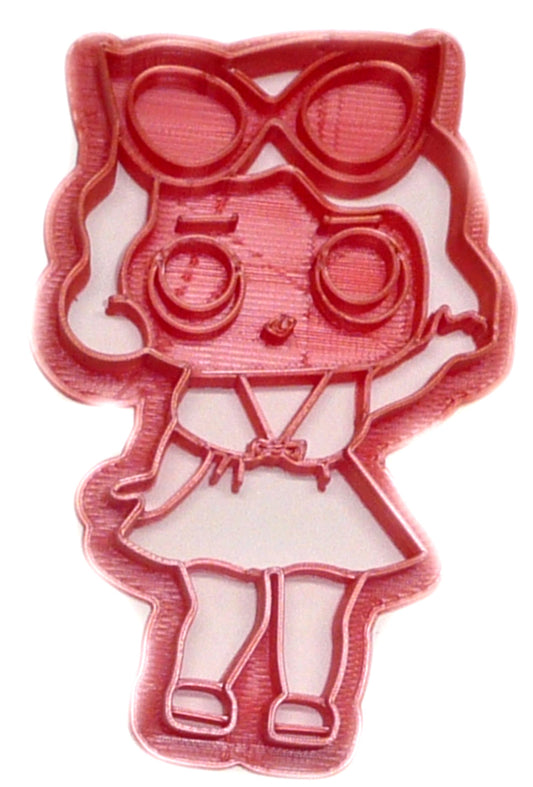 Leading Baby Red Cat Eye Sunglasses LOL Surprise Doll Cookie Cutter USA PR816