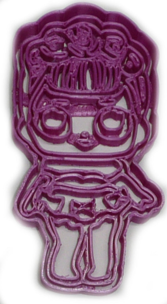 Sugar Queen Detailed Floral Hair Surprise Doll Series Cookie Cutter USA PR2385