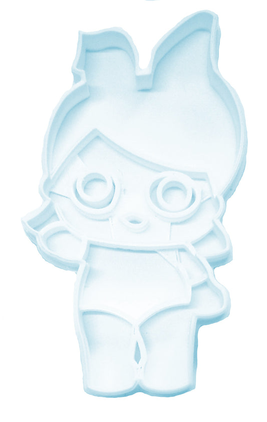 Hops White Bunny Ears Surprise Doll Series Cookie Cutter USA PR2512