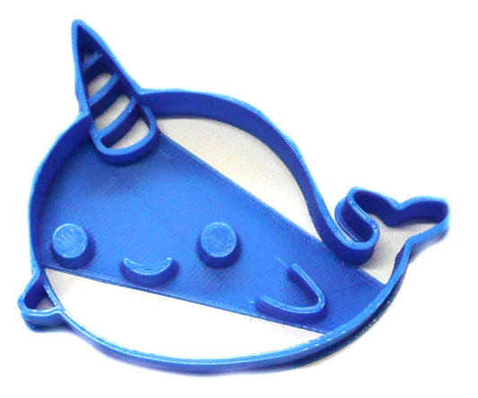 Narwhal Narwhale Whale Sea Unicorn Horn Ocean Mammal Cookie Cutter USA PR2425