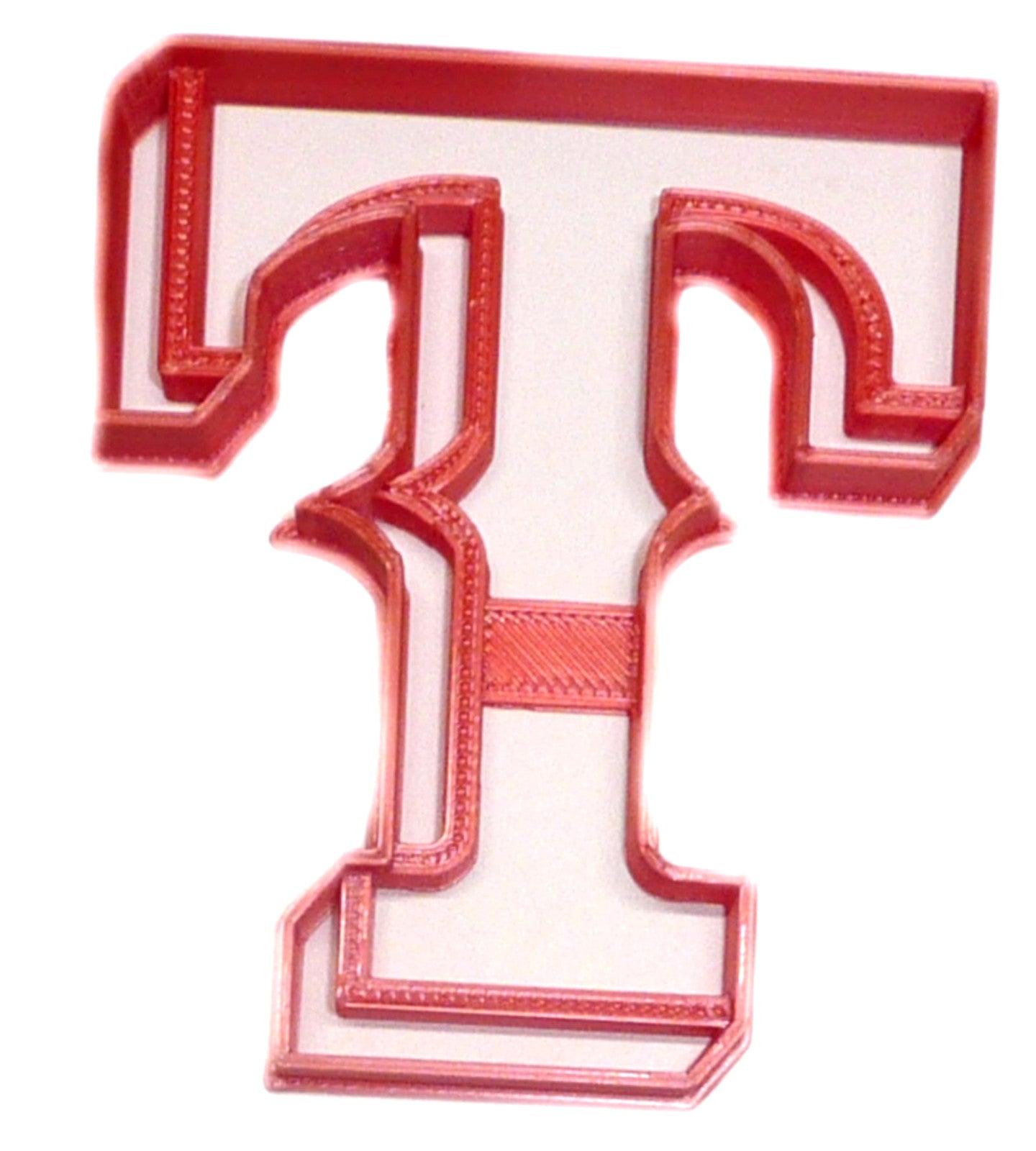 Texas Rangers T Logo MLB Baseball Team Sports Athletics Cookie Cutter USA PR2575