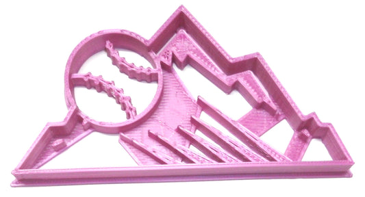 Colorado Rockies Logo MLB Baseball Sports Athletics Cookie Cutter USA PR2583