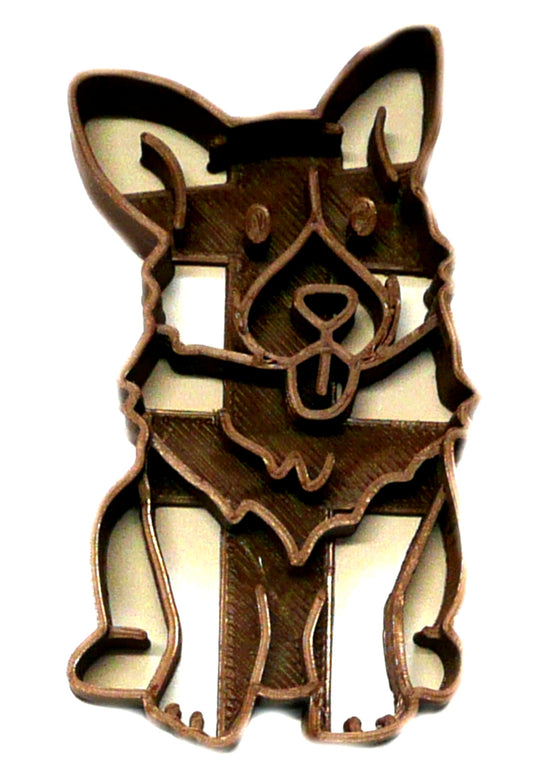 Corgi Dog Puppy Pembroke Welsh Cookie Cutter 3D Printed Made In USA PR2324
