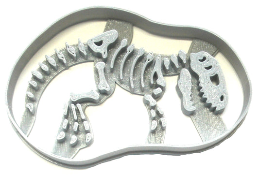 T Rex T-Rex Detailed Fossil Skeleton Dinosaur Bones Cookie Cutter USA PR2396