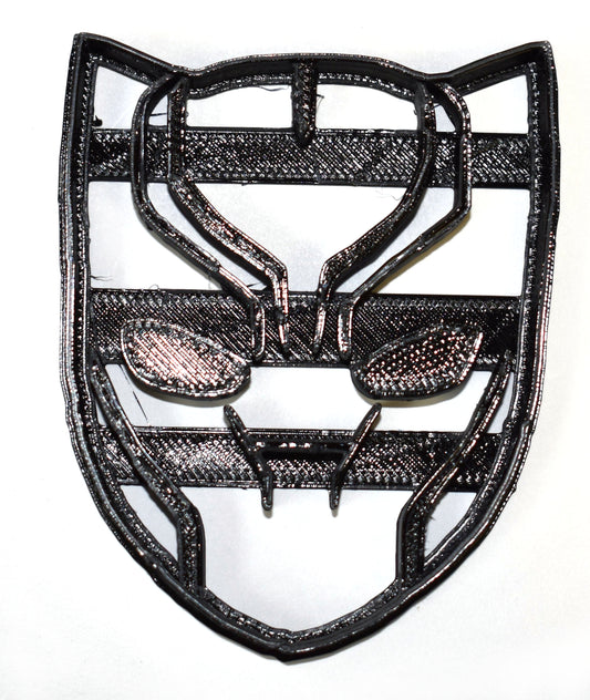 Black Panther Face Mask Superhero Character Cookie Cutter Made in USA PR599