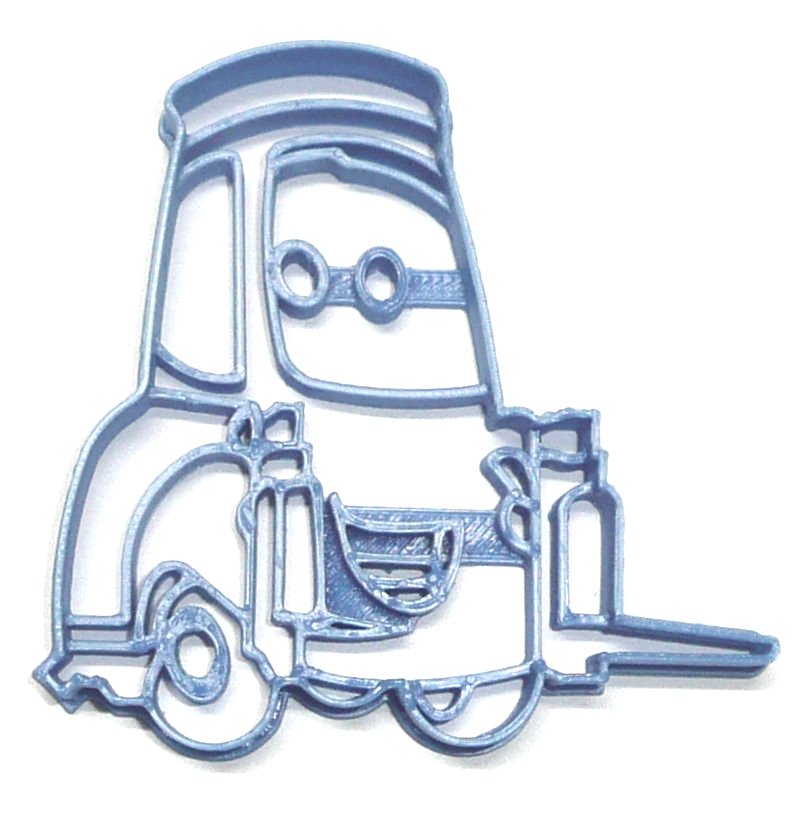 Guido Forklift Lightning McQueen Cars Character Cookie Cutter USA PR3377