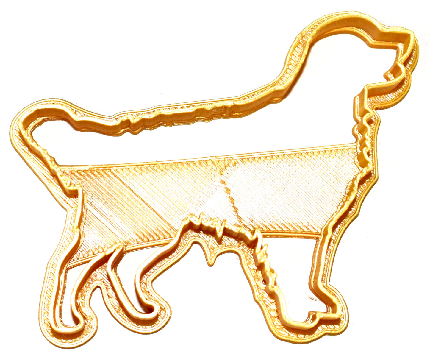 Golden Retriever Full Body Outline Dog Pet Cookie Cutter Made in USA PR626