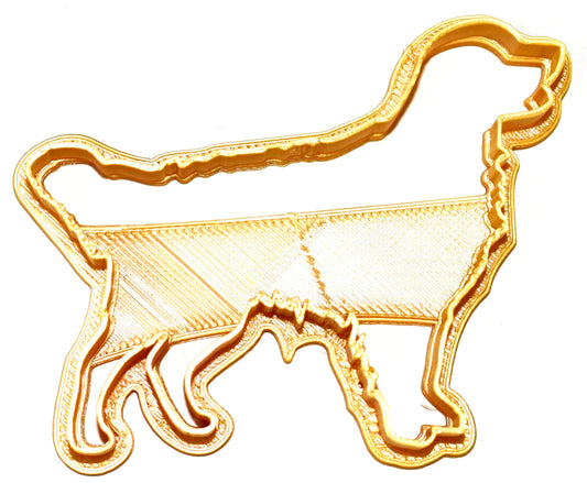 Golden Retriever Full Body Outline Dog Pet Cookie Cutter Made in USA PR626