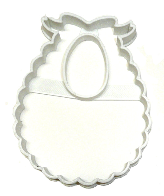 Bib Food Feeding Drool Cover Garment Infant Baby Shower Cookie Cutter USA PR2461