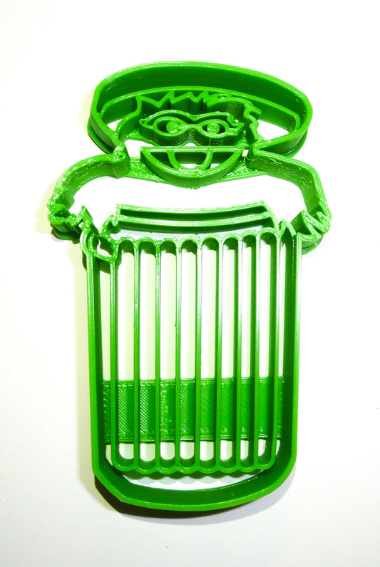 Oscar The Grouch Sesame Street Muppet Character Cookie Cutter Made In USA PR2013