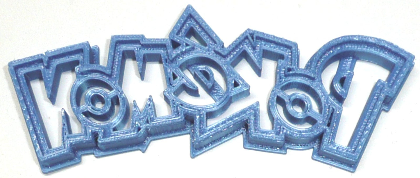 Pokemon Word Video Game Cookie Cutter USA PR331