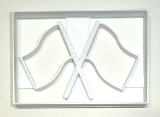 Checkered Flag Racing Finish Line Victory Race Car Cookie Cutter USA PR2894