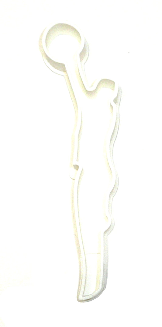 Basketball Player Jump Shot Outline Sports Athletics Cookie Cutter USA PR2413