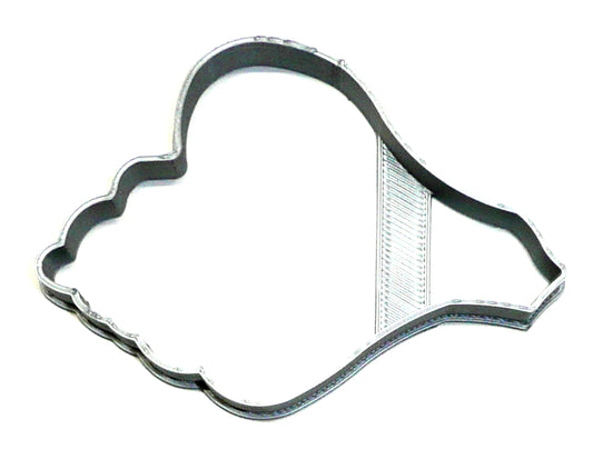 Conch Sea Shell Horn Large Snail Ocean Beach Nautical Cookie Cutter USA PR2595