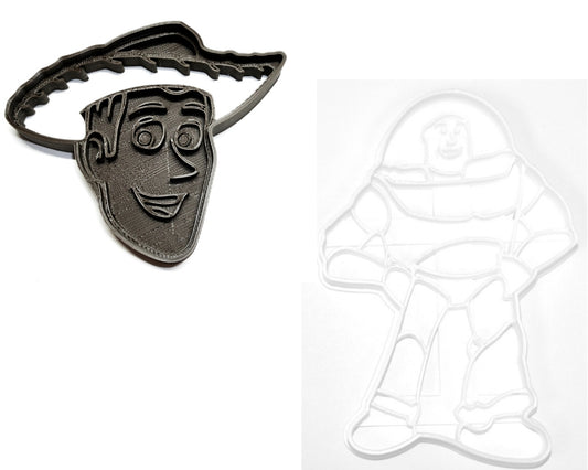 Buzz Lightyear And Woody Toy Story Movie Set Of 2 Cookie Cutters USA PR1002
