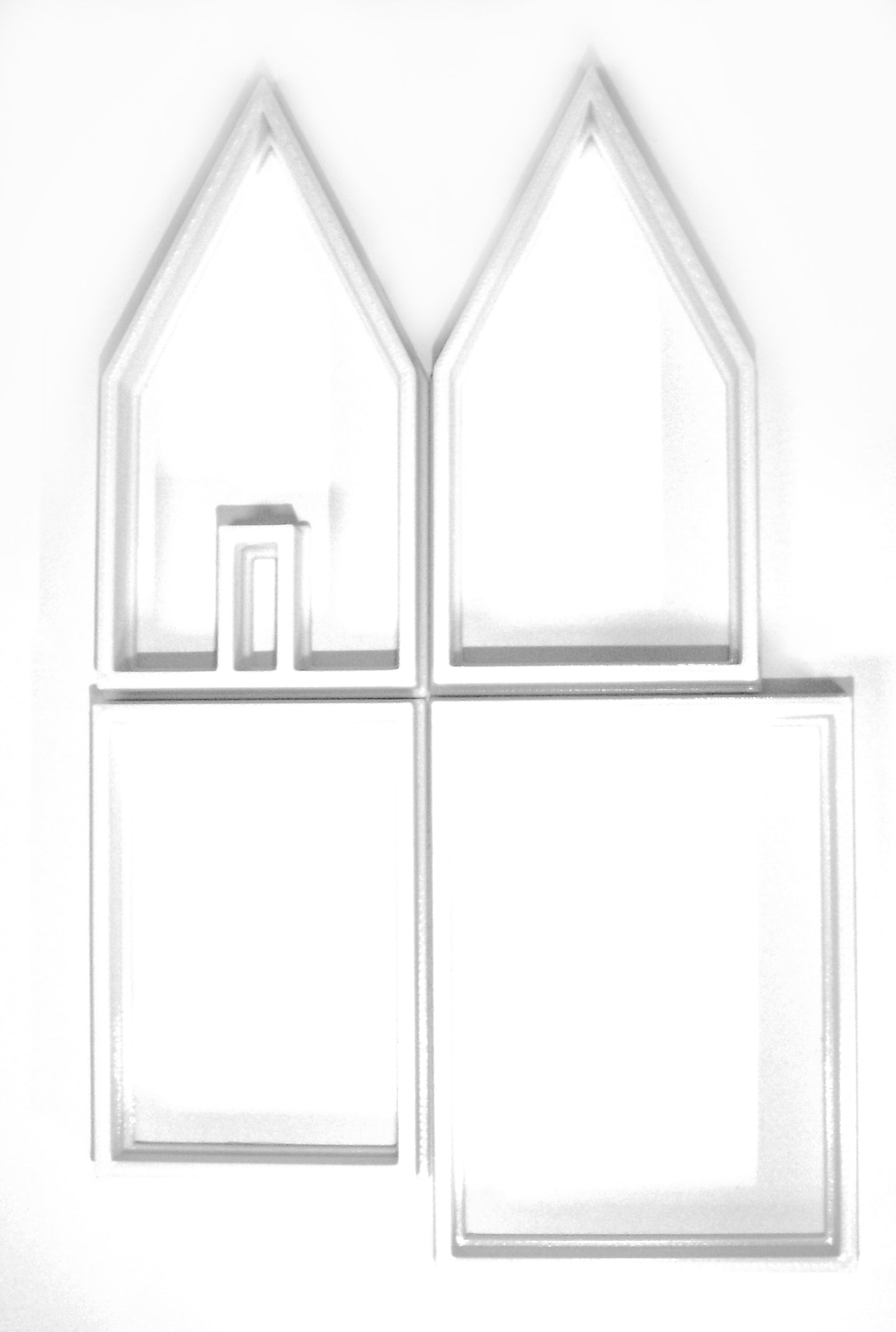 Gingerbread House Build And Decorate Set Of 4 Cookie Cutters USA PR2217