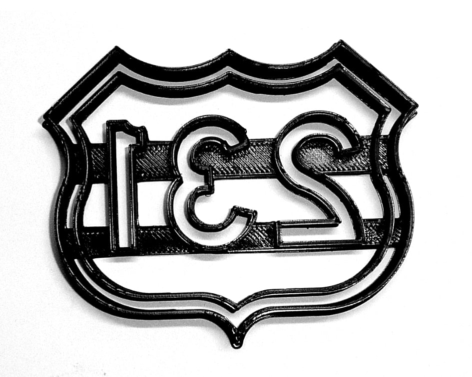 US Route 231 Sign Shield Indiana To Florida Road Trip Cookie Cutter USA PR2316