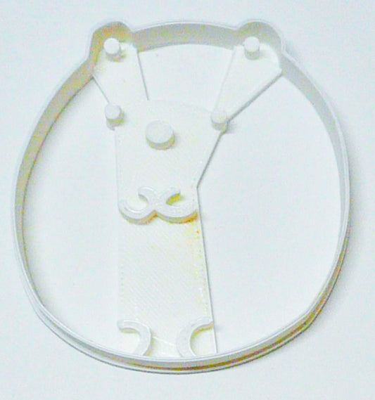 Polar Bear Round Ball Puffy Cute Animal Cookie Cutter USA PR2469