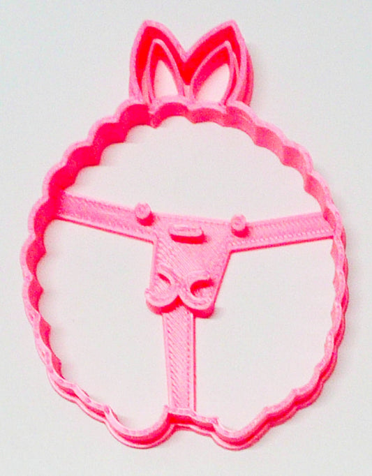 Bunny Rabbit Round Ball Puffy Cute Animal Cookie Cutter USA PR2474