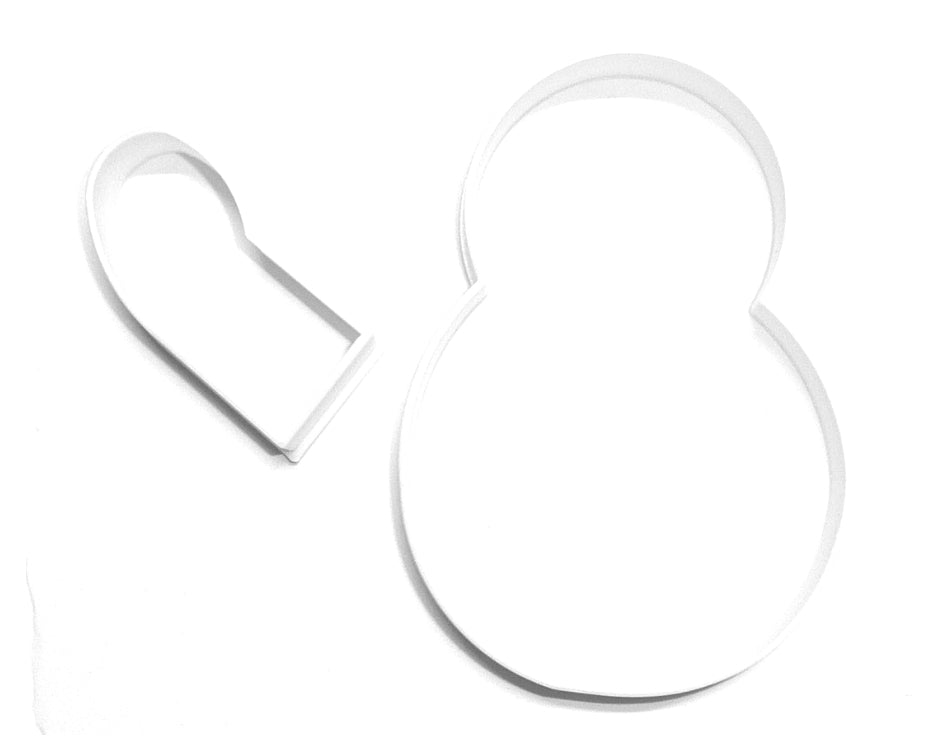 Snowman Posable Arm 2 Pieces Winter Christmas Holiday Cookie Cutter USA PR2976