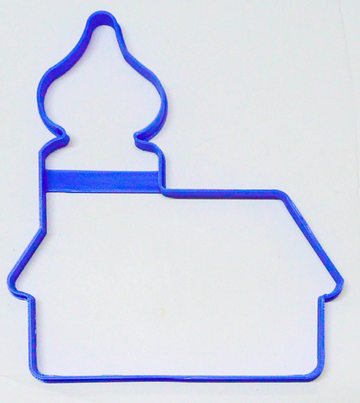 House Outline With Onion Dome Steeple Roof 6 Inch Size Cookie Cutter USA PR3082