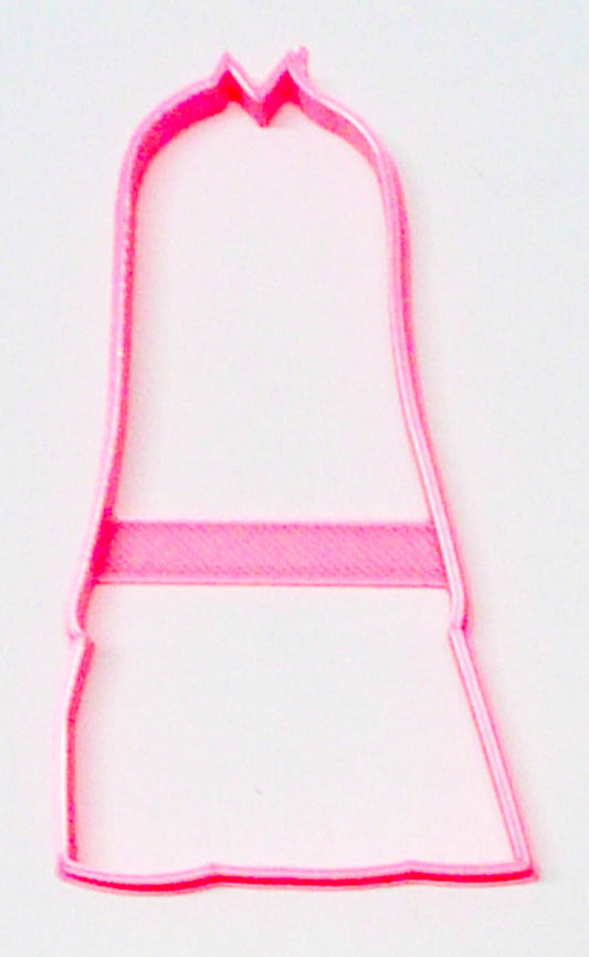 Princess Anna Dress Outline Frozen Kids Cartoon Movie Cookie Cutter USA PR3236