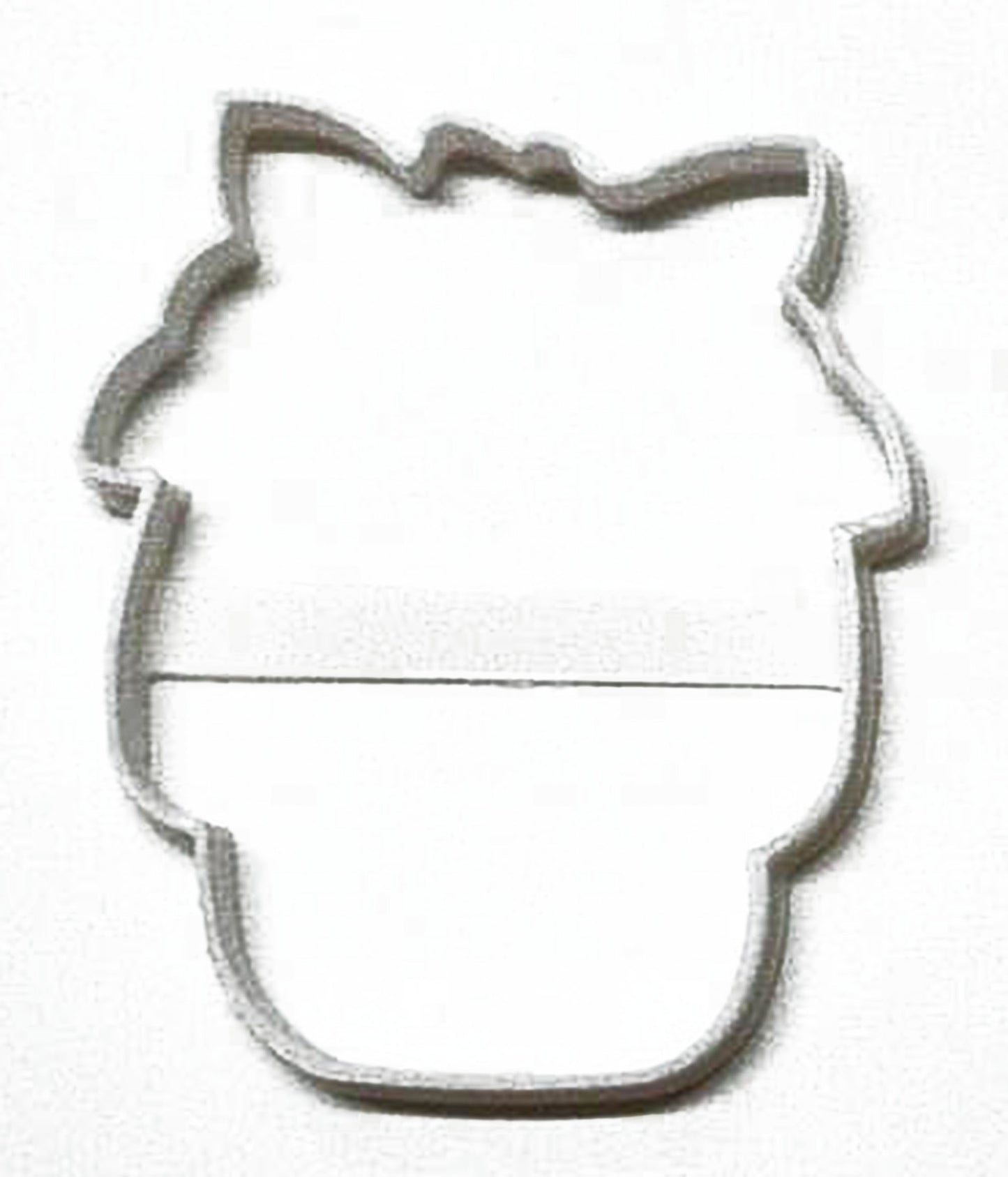 Sugar Skull Flower Crown Outline Dia De Los Muertos Cookie Cutter USA PR3239