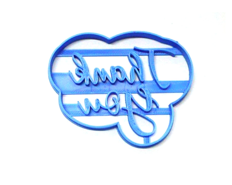 Thank You Text Words Thanks Appreciation Gratitude Cookie Cutter USA PR3243